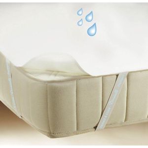 Briljant Baby Matrasbeschermer Molton Waterdicht PU Plateau 70x150 - Wit - Junior