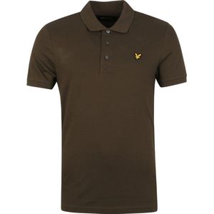 Lyle and Scott - Polo Olive - - Heren Poloshirt Maat XS