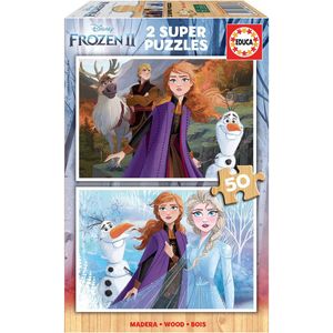 Educa puzzel 2 x 50 stukjes Frozen