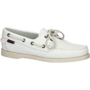 Witte Bootschoenen Sebago Dockside Dames 40,5