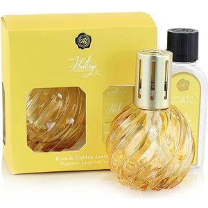Ashleigh & Burwood Giftset Heritage Golden Leather & Rose