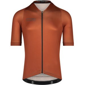 Bioracer Icon Metalix - Fietsshirt Heren Korte Mouw - Oranje - Maat S