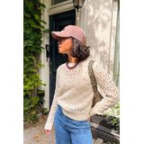 Sissy-Boy - Gebreide Trui - Wit - Lange Mouwen - Ronde Hals