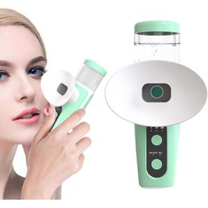 Oogverzorging - Oogstoomapparaat - Droge ogen stoomapparaat - Verwarmde nano-oogspray - Verlichting van droge ogen - Gezichtsstomer - Oogverzorging - Draagbare hydraterende en verzachtende oogspray - Oplaadbaar via USB (groen)