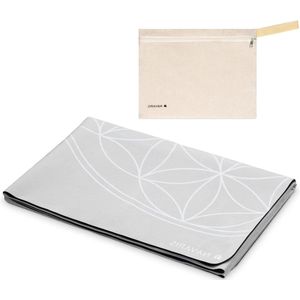 Opvouwbare yogamat voor op reis - 15 mm dikke yoga mat voor yoga pilates training en fitness - Met antislip en draagtas - Compact en reisvriendelijk