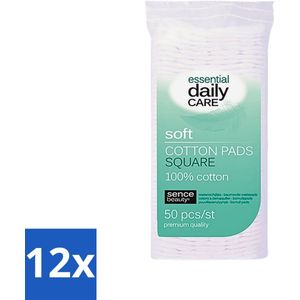 Sence - Vierkant - Wattenschijfjes - 50 stuks - Voordeelverpakking