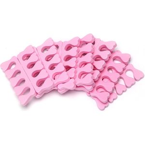 2 stuks vinger / teenspreiders voor nagels lakken - teenspreider roze - pedicure - manicure