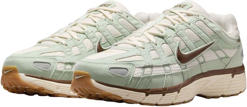 Nike - P-6000 Style - Sneakers - Lichtgroen - Wit - Bruin