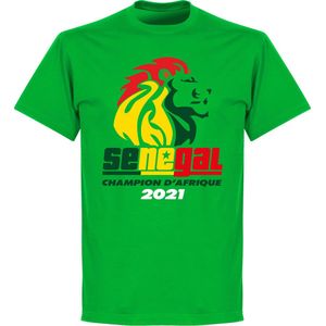 Senegal Afrika Cup 2021 Winnaars T-Shirt - Groen - Kinderen - 98