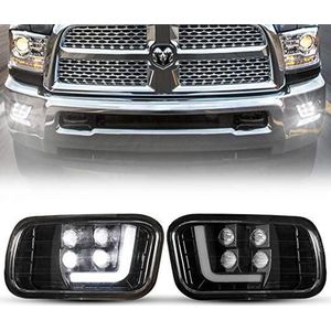 Led Mistlampen met DRL Voor Dodge Ram1500 2009-2012