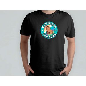 Capybara Fan Club - T Shirt - Capibara - Capybara - FunnyAF - AlwaysSarcastic - SarcasmLevel - SarcasmeModeAan - GrappigHe - IkMaakEenGrapje - DrogeHumor