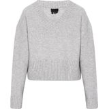 DreiMaster - Gebreide Trui - Cropped Pasvorm - V-hals