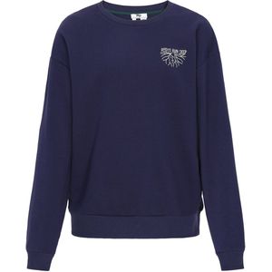 MO - Sweatshirt 'Back To School' - Navy - Sweatstof - Ronde Hals