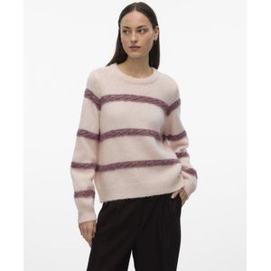 Vero Moda - Vmzada L O-neck - Gebreide Trui - Multicolor