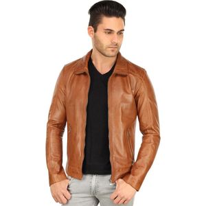 Versano Austin Leren Heren Jas Heren Jack 3XL - Cognac