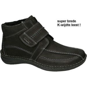Josef Seibel - Anvers 95 - Veterboots - Zwart - Extra Brede K-wijdte