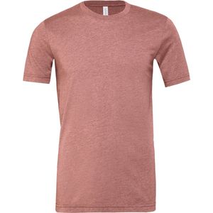Bella+Canvas Unisex Heather CVC Short Sleeve Tee CV3001CVC - Heather Mauve - L