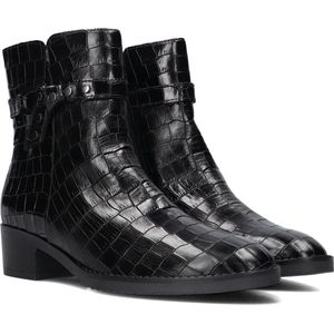 Gabor 511 Enkellaarsjes - Enkelboots met rits - Dames - Zwart - Maat 42