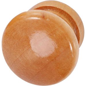 10 Stuks Ronde Natuurlijke Houten Kast Knoppen - Lade Kast Garderobe Deur - Meubelhardware - Pull Handvat (33 MM) .