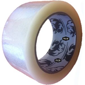 Ace Verpakkingen - Verpakkingstape - 6 rollen - PP Tape - No noise - Acryl - Transparant - 50mm x 66 meter