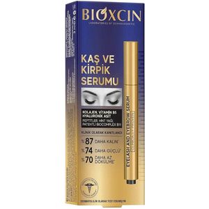 Bioxcin Wenkbrauw- en Wimperserum - Voor Groei, Verdikking & Versterking van Wimpers en Wenkbrauwen - Met Biotine & Castorolie 3 ml