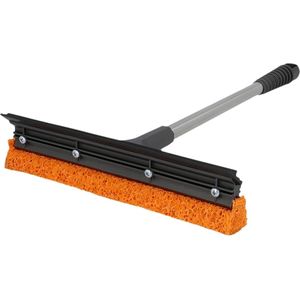 Streepvrije Ruitenreiniger met Rubberen Spons en Aftreklip - 41 cm