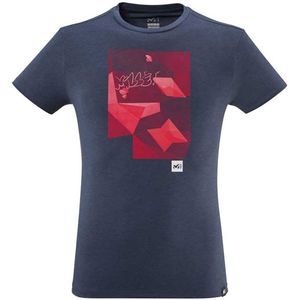 Millet Granite T-shirt Met Korte Mouwen Blauw S Man