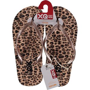 Meisjes Slippers - Teenslipper Luipaard Print - Maat 25/26 - Zomer