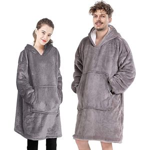 blanket sweatshirt / Unisex oversized draagbare deken hoodie voor vrouwen mannen / hoodie