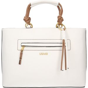 Liu Jo Sanura Shopping Bag Dames Shopper - Off White - One Size