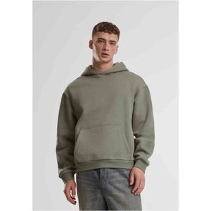 Urban Classics - Fluffy Hoodie/trui - Olijfgroen