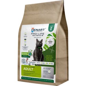 HenArt Insect Adult Hypoallergenic katten droogvoer - Neutraal smaak - 3 kg - Kattenbrokken - Graanvrij