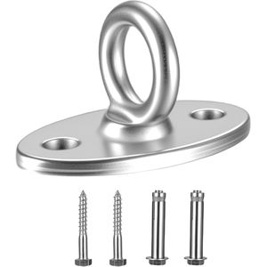 Plafondhaak voor zware belasting - roestvrij staal - 1 stuk