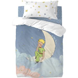 Dekbedovertrek set HappyFriday Le Petit Prince La Lune Multicolour Wieg voor baby's 2 Onderdelen