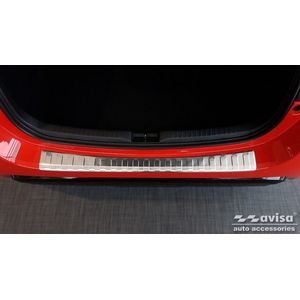 RVS Achterbumperprotector passend voor Toyota Yaris IV HB 5-deurs (excl. GR) 2020- 'Ribs'