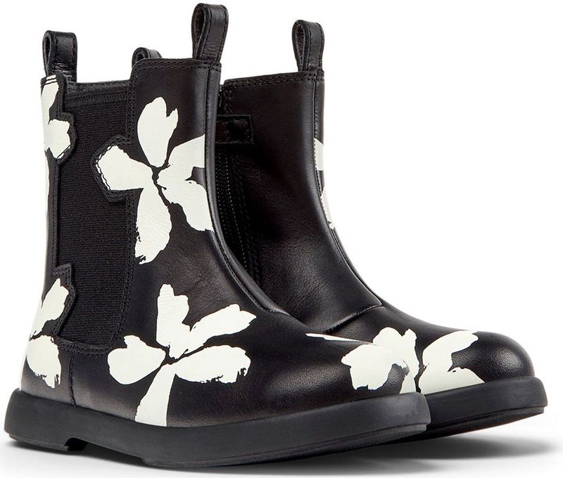 Camper - Duet Booties - Zwart/Wit - Kinderschoenen