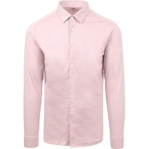 Desoto - Overhemd Strijkvrij Kent Roze - Heren - Maat XL - Slim-fit