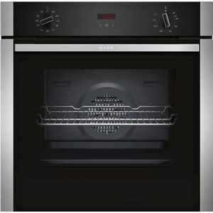 NEFF B1ACD5AN0 - Ingebouwde elektrische oven - Gepulseerde warmte - 71 L - Katalysator - A - Roestvrij staal