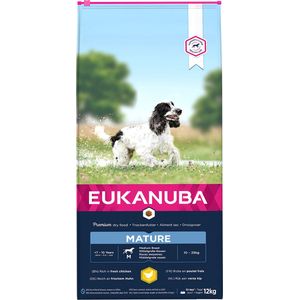 Eukanuba Dog Mature & Senior - Medium Breed - Kip - Hondenvoer - 12 kg