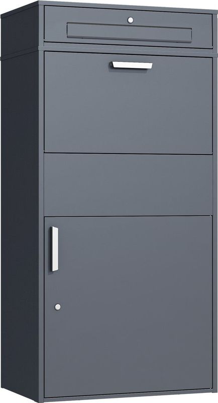 Pakketbrievenbus - Antraciet - Groot - 150 cm - Staal