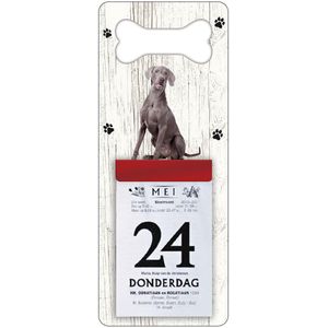 Scheurkalender 2024 Hond: Weimaraner