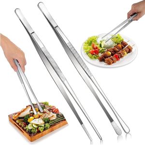 JGS Premium - Roestvrij stalen kookpincet set voor professioneel koken 30 cm - ideaal voor grillen en culinaire gelegenheden