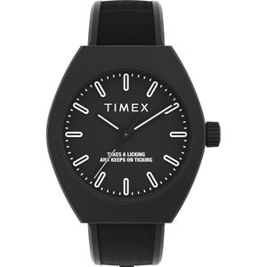 Timex Essex TW2W42100 Horloge - Kunststof - Zwart - Ø 40 mm