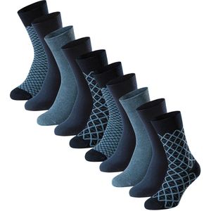 Schiesser Heren sokken 10 pack Bluebird