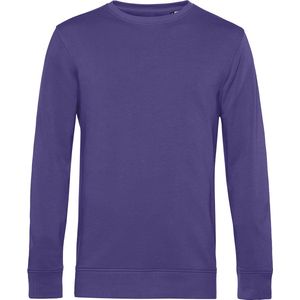 Organic Inspire Crew Neck Sweater B&C Collectie Radiant Purple/Paars maat S