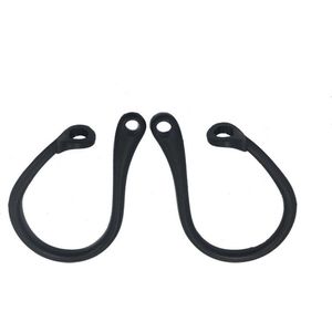 Somstyle 2x Haakjes Geschikt Voor Apple Airpods 1 / 2 / 3 / Pro 1 & 2 - Oorhaken - Zwart