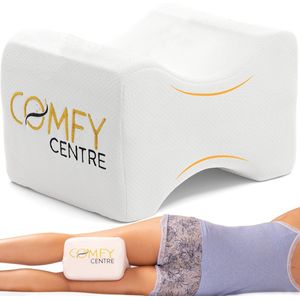 COMFYCENTRE® Orthopedisch Kniekussen - Ergonomisch Kniekussen - Traagschuim - Zijslaapkussen - Zijslaper en Rugslaper - Kussen Benen - Kniekussens Volwassenen