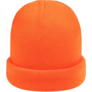 Oranje Muts Beanie - Mutsen - Oranje - Winter Mutsen -