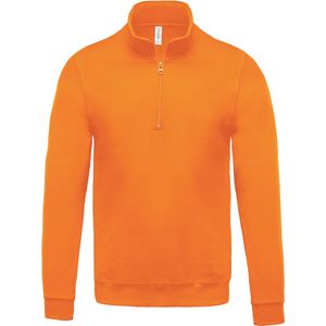 Kariban Sweater met ritskraag K478 - orange - L