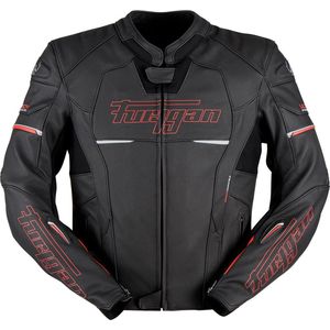 Furygan Nitros Black Red Motorcycle Jacket M - Maat - Jas